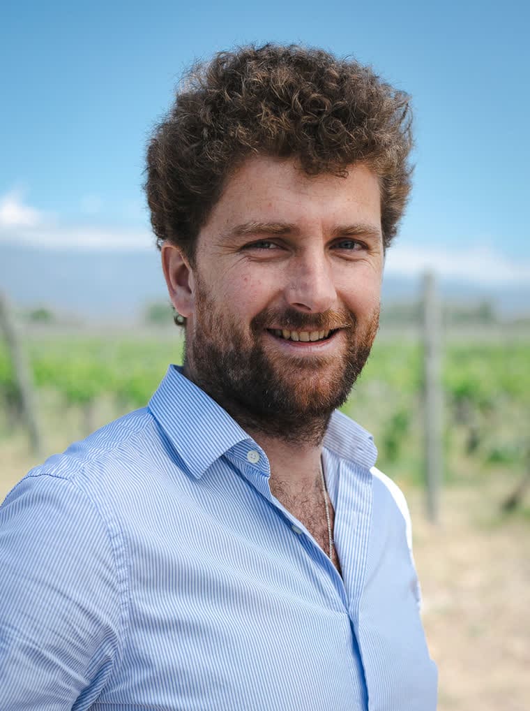 Thibault Lepoutre dans la vigne